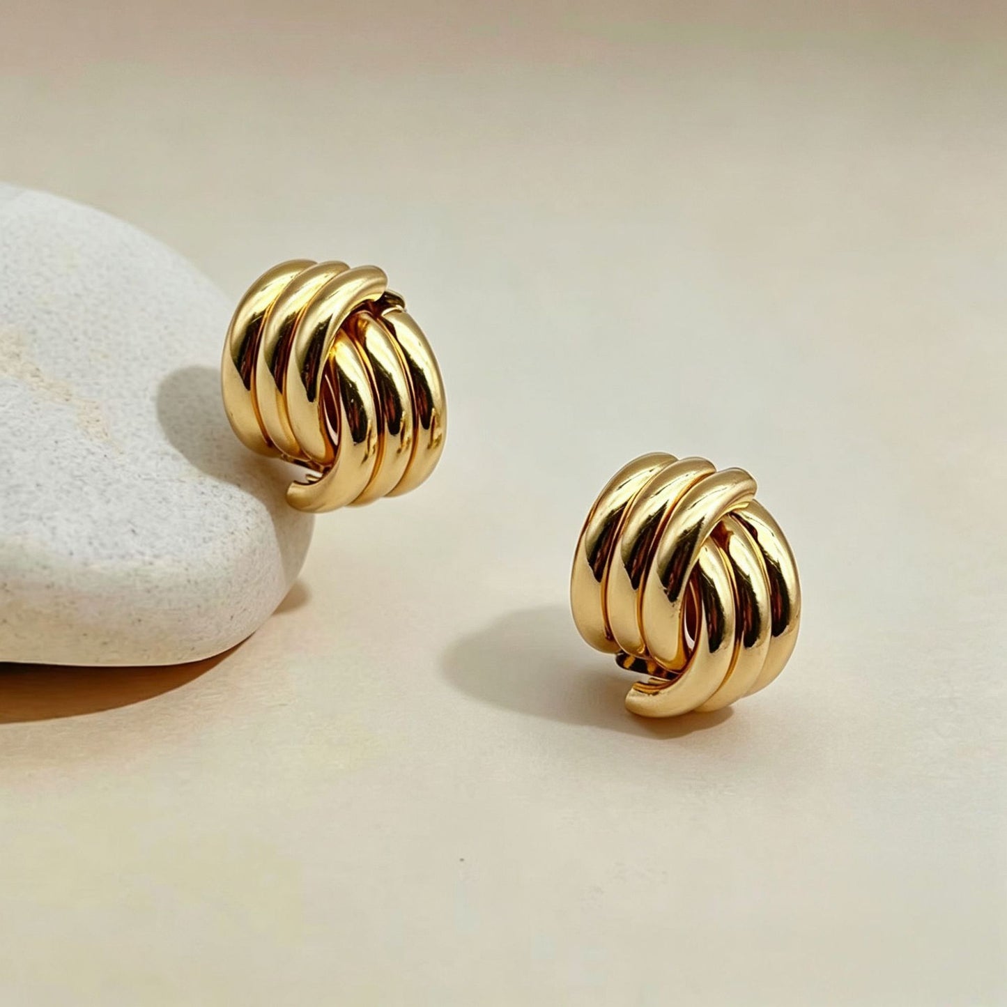 Geometric Staggered Niche Temperament Fashion Simple Metal Cold Ear Clip