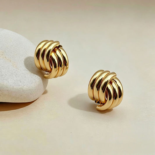 Geometric Staggered Niche Temperament Fashion Simple Metal Cold Ear Clip
