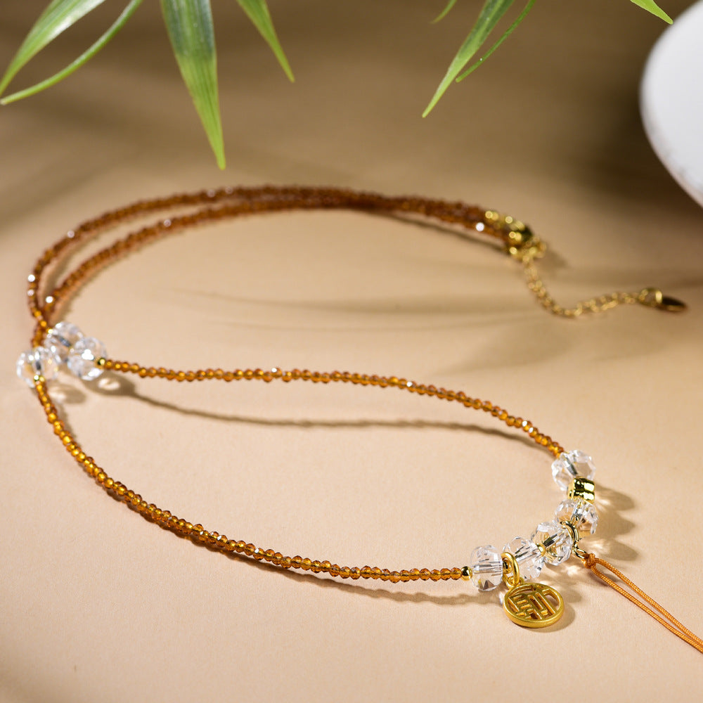 Simple Fresh Clavicle Chain Universal Green Luxury Fashion Necklace