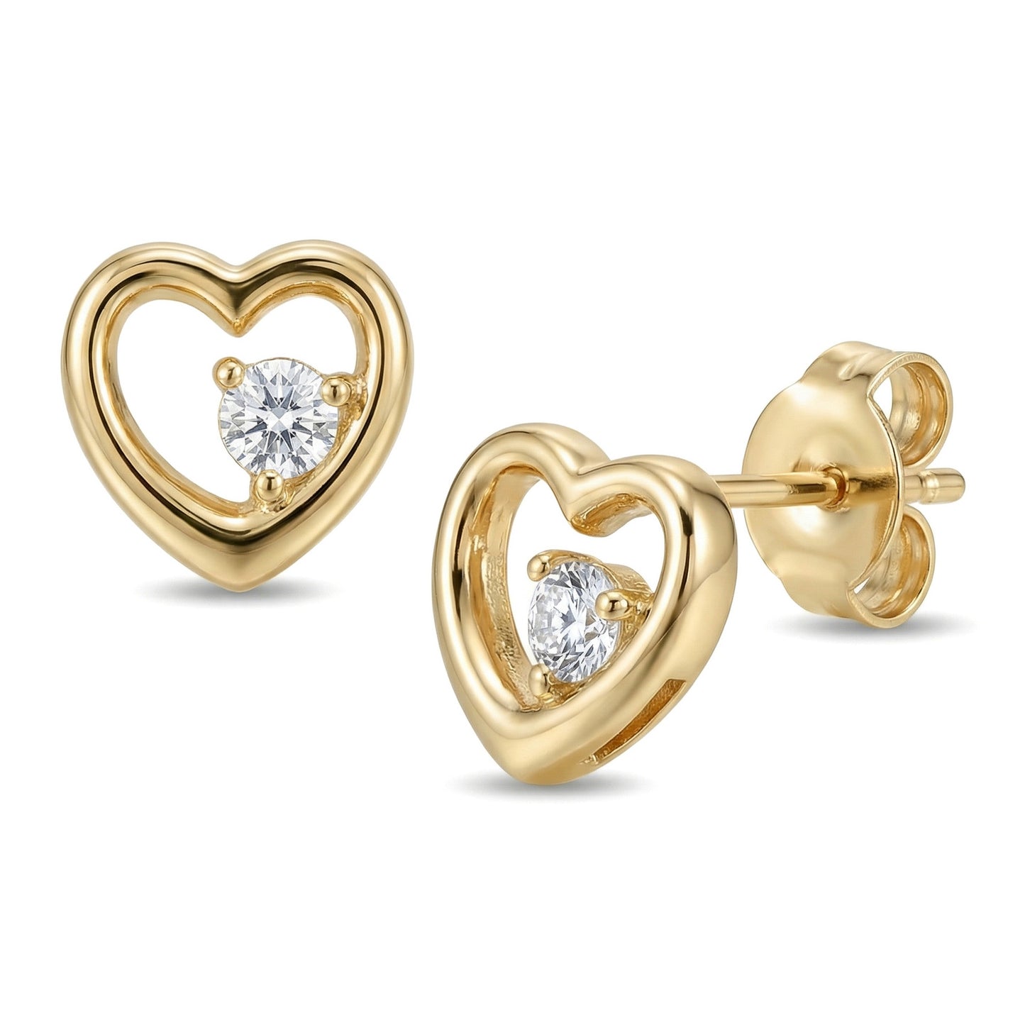 Women's & Men's Material Finely Inlaid Niche High Sense Basic Stud Earrings