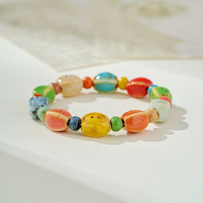 Artistic Ancient Style Bead String Fresh Bracelet