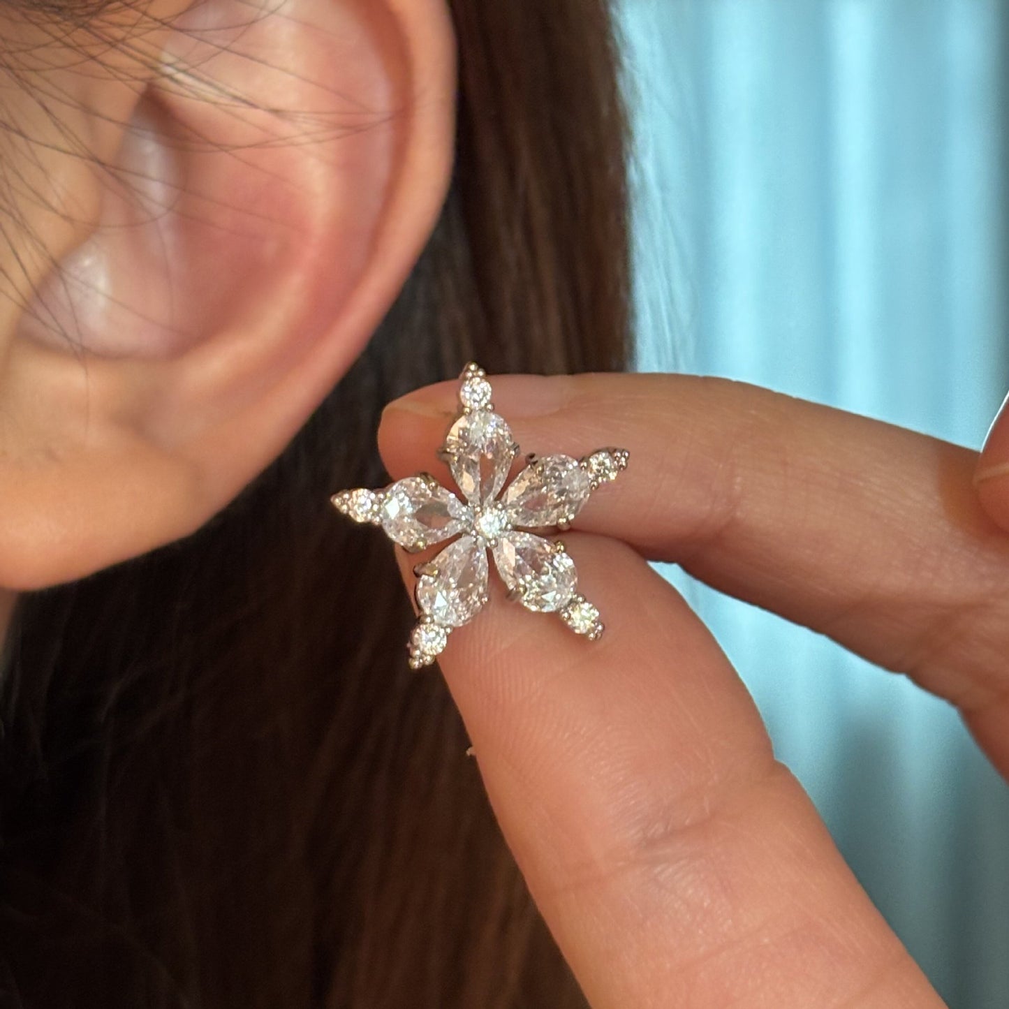 Women's Zircon Star Earless Light Luxury High-grade Ear Clip