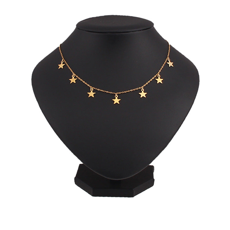 Women's Stainless Steel Gold Sier Star Butterfly Necklaces