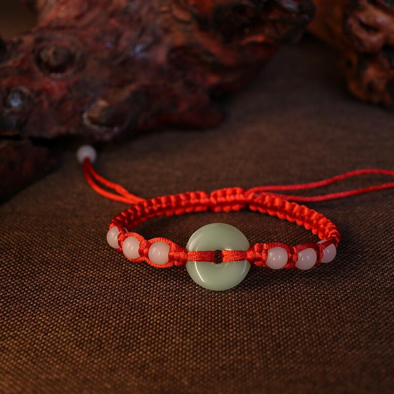 Boucle et bracelets de sécurité pour femmes, hommes et imitation jade