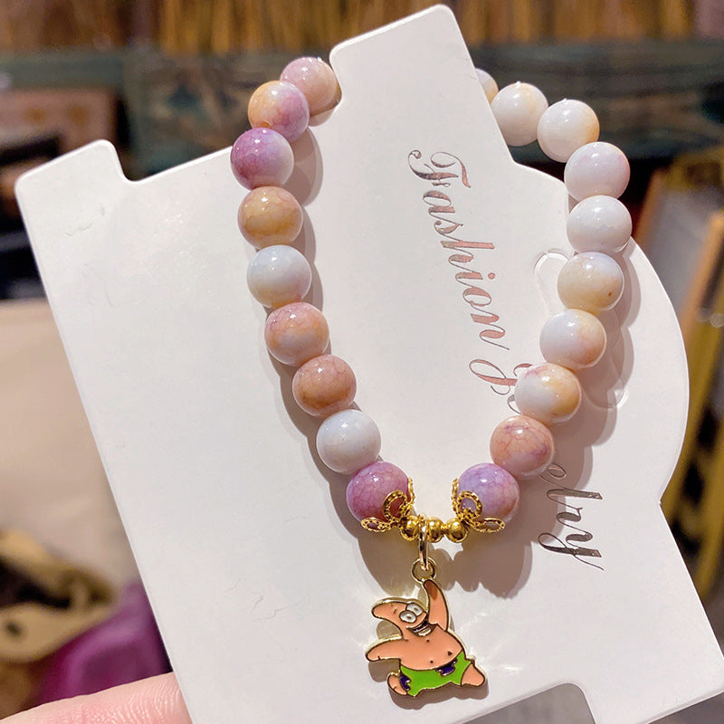 Clow en mélamine pour femmes, cadeau mignon en céramique pour bracelets