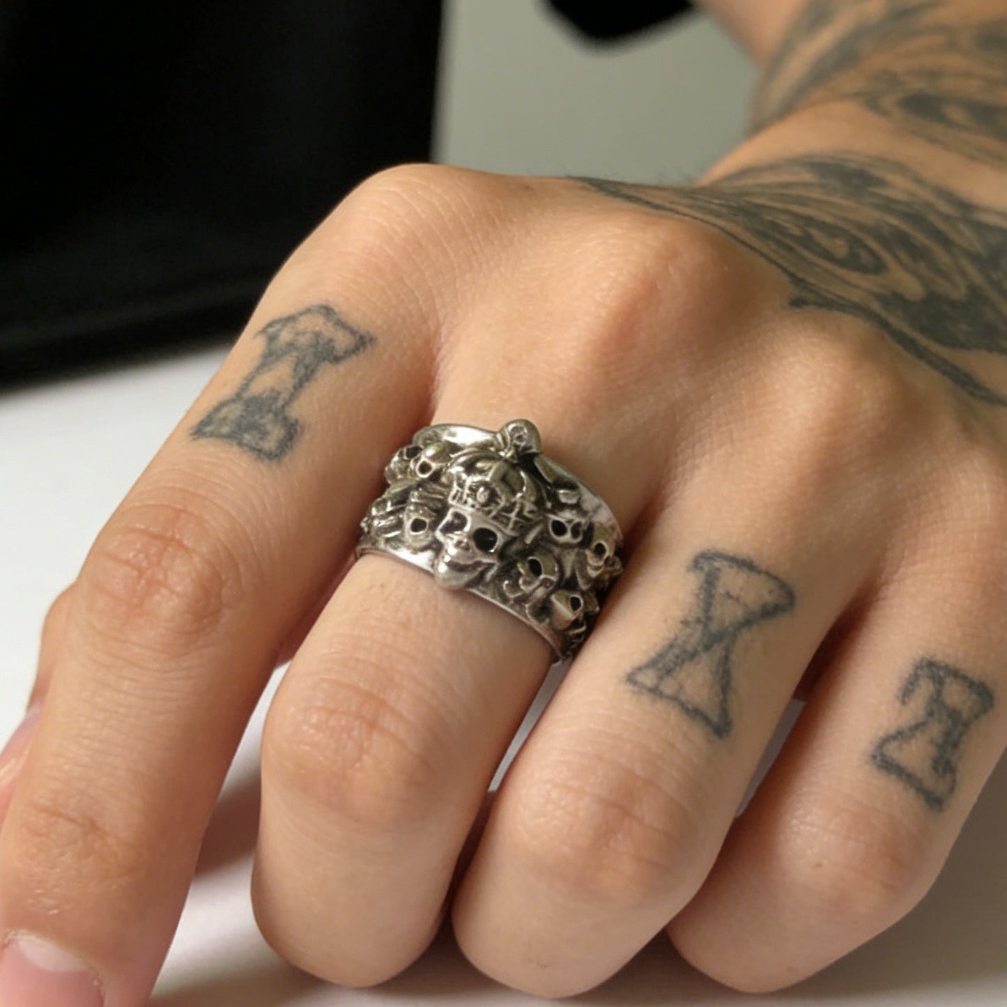 Men's & Women's Fashion Skull Dragon Retro Punk Single Rings