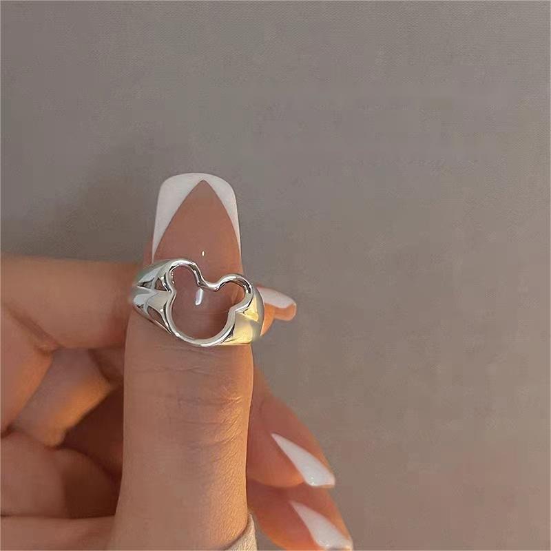 Retro Kagi Cat Design Sense Niche Rings