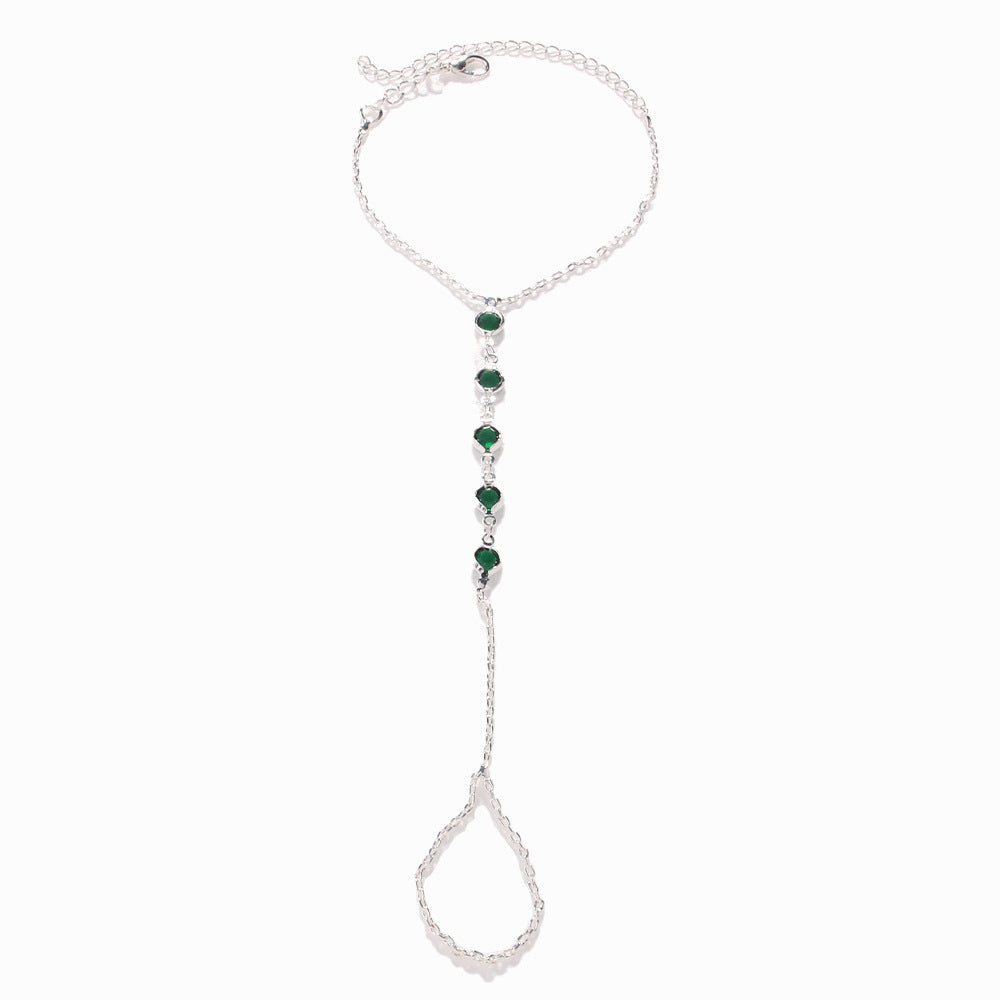 Unique Design Finger Chain Integrated High-grade Bracelet