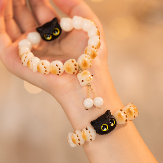 Bodhi Root Petit Chat Noir Bracelets pour Chat