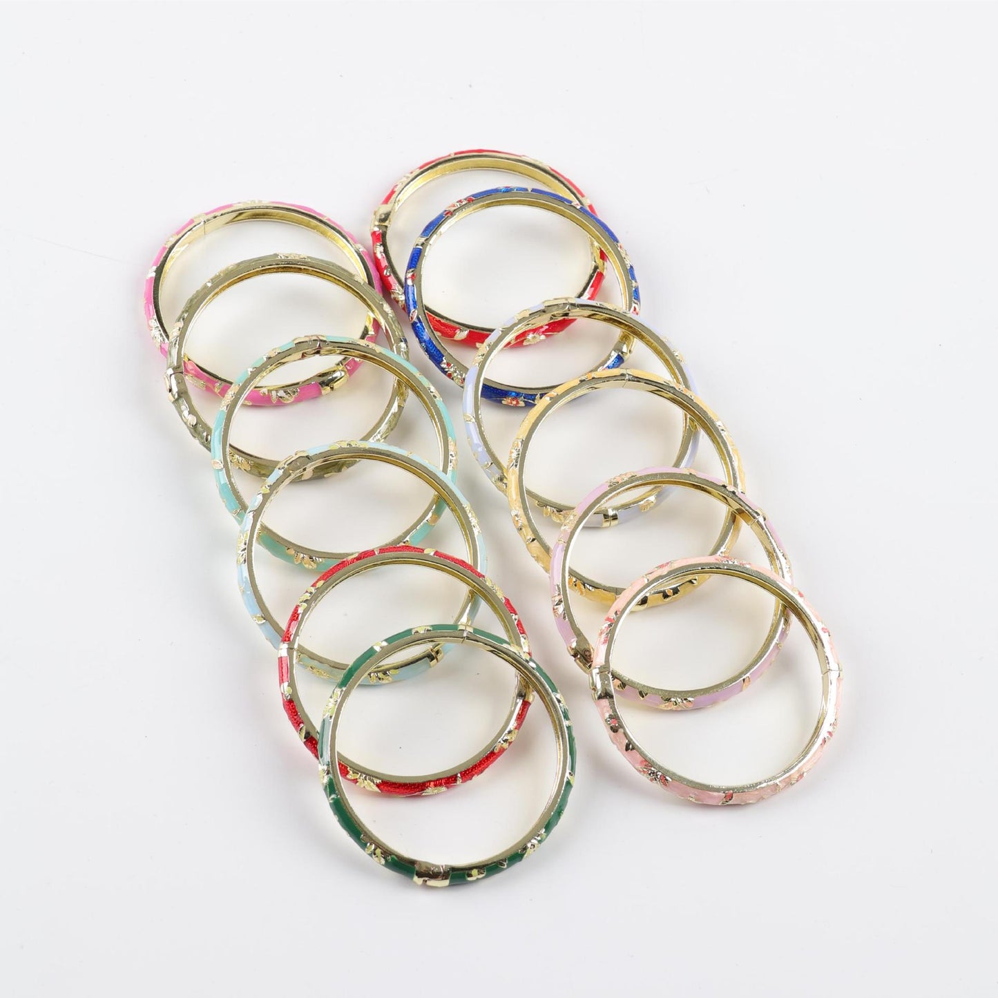 Ethnic Style Open Carved Chinese Handmade Metal Bracelets