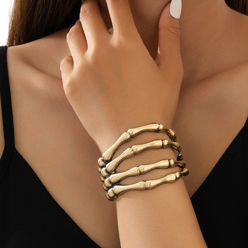 Spring Female Design Skull Ghost Claw Personality Bracelets