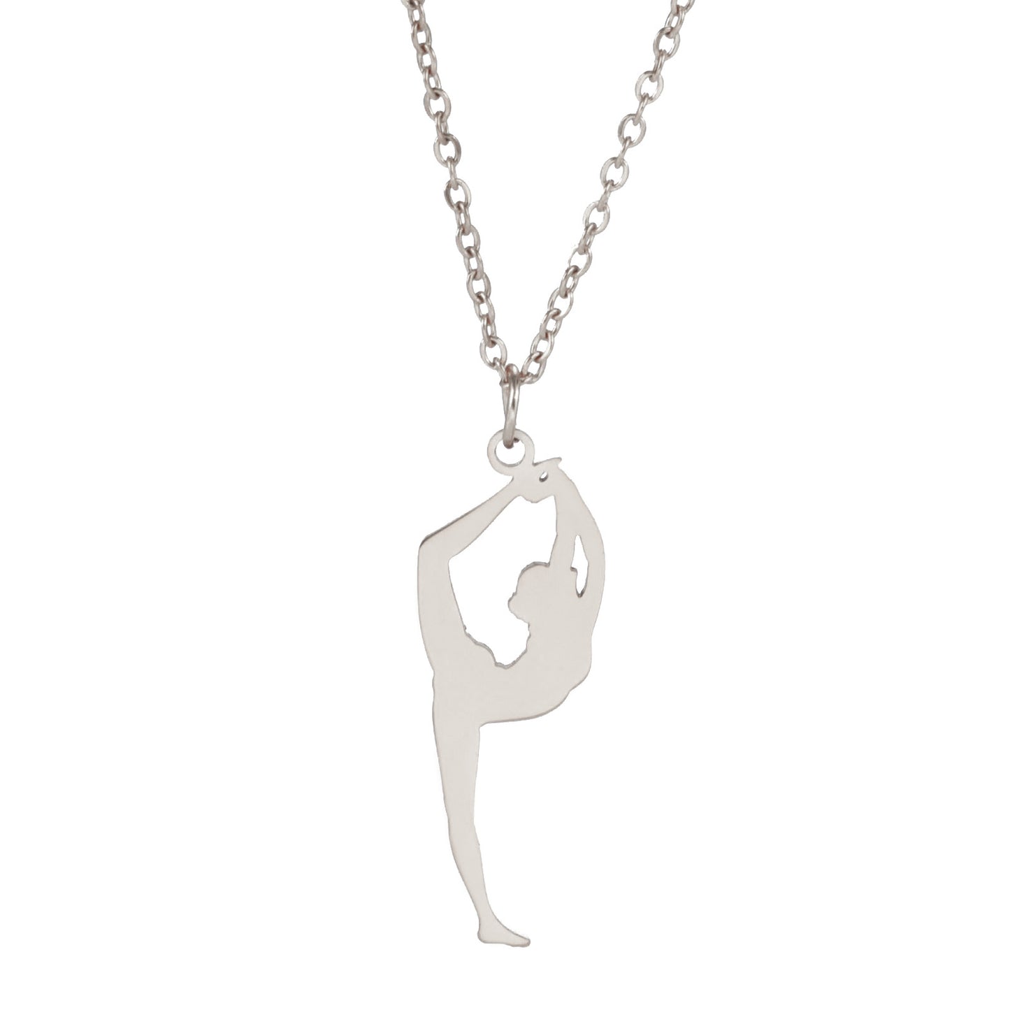 Sports Series Cutting Titanium Steel Gymnastics Modeling Necklaces
