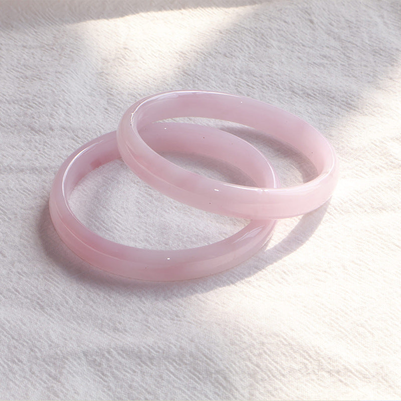 Rock Jade Bangle Round Bar Imperial Concubine Live Bracelet