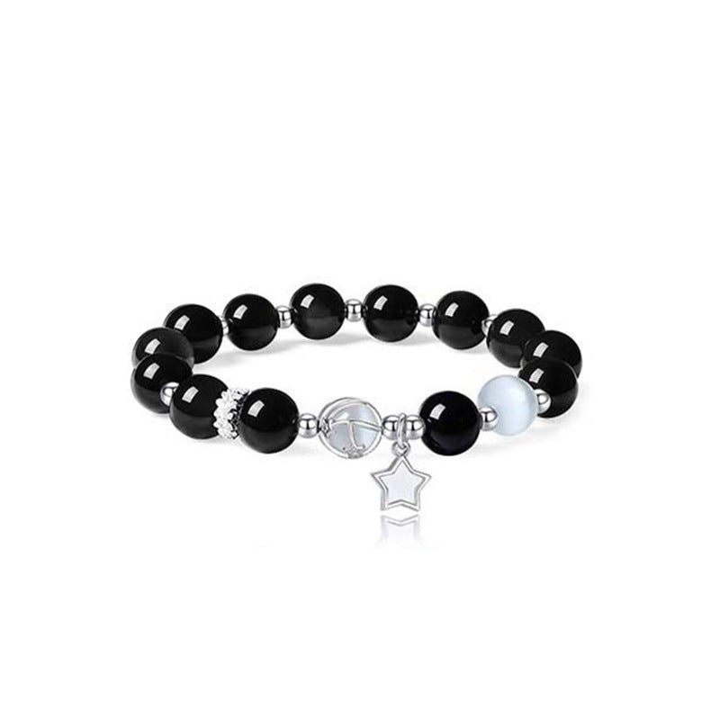Love Natural Sier Stone Fresh Sweet Opal Valentine's Day Bracelet