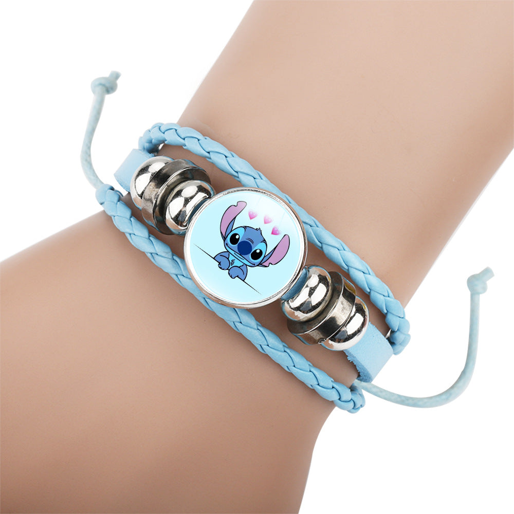 Movie Star Stitch Time Stone Cattle Armbänder