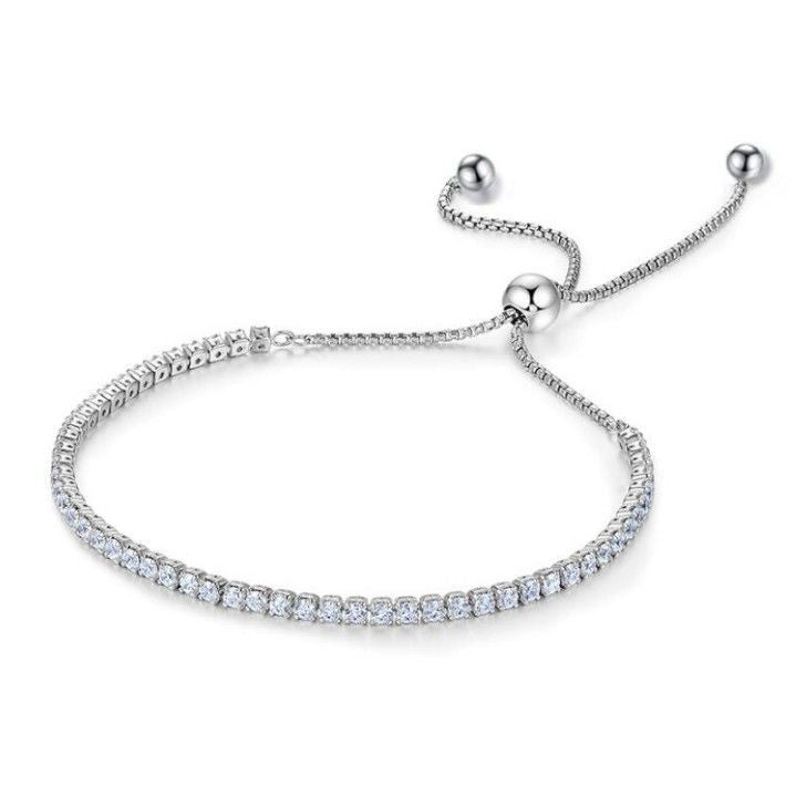 Damenvilla Eleganter Diamant-Tenniskristall für Armbänder