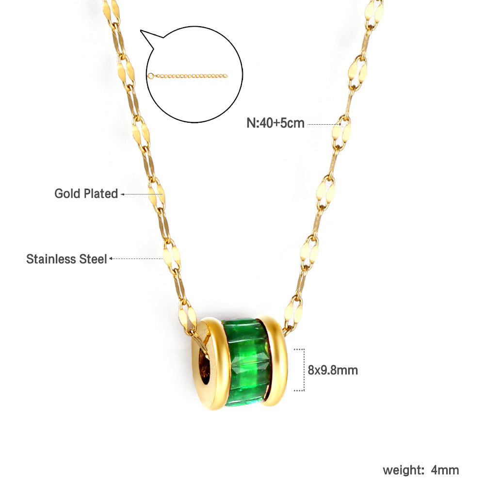 French Entry Lux Elegant Clavicle Chain Necklace