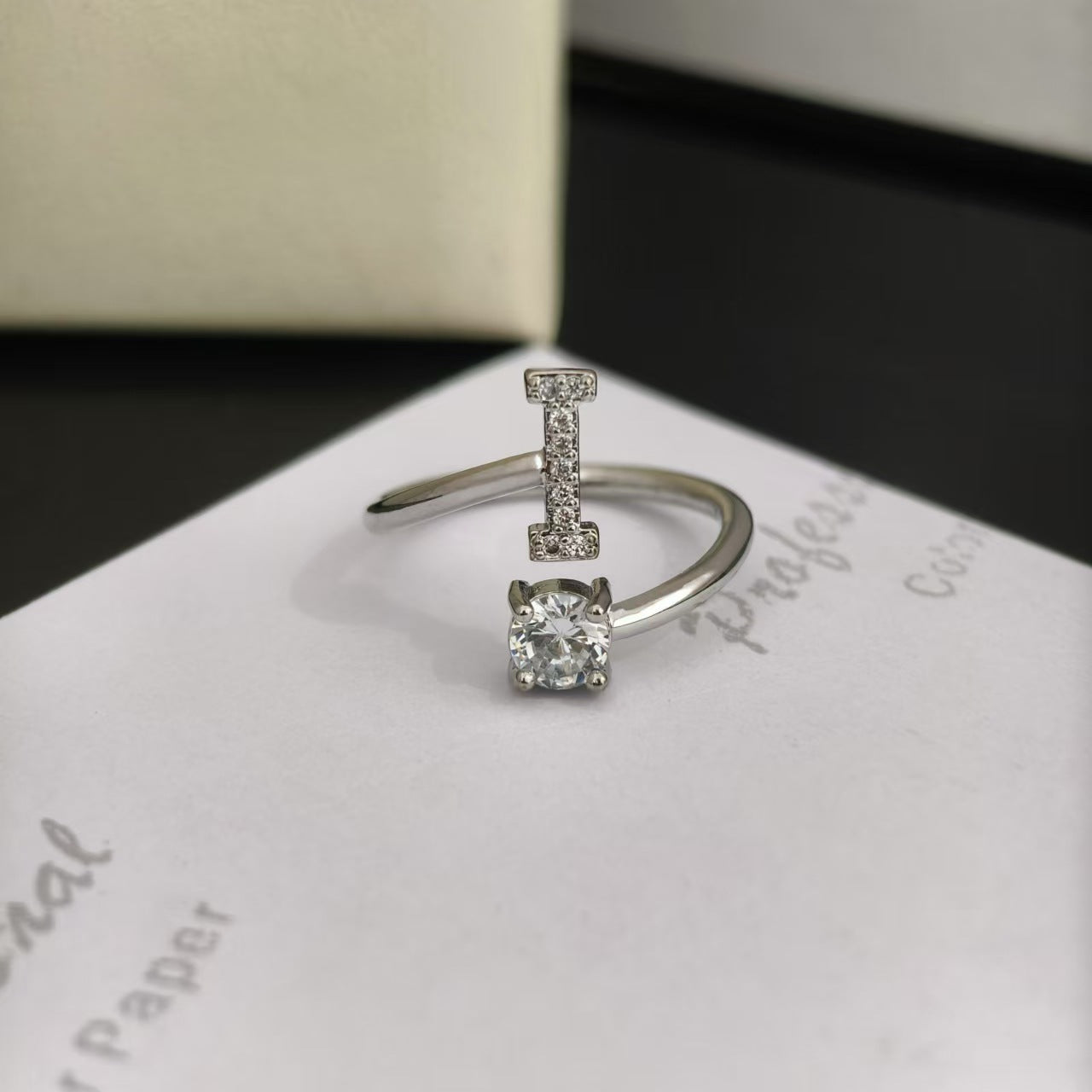 Open Female Your Name My Last English Personality Ring