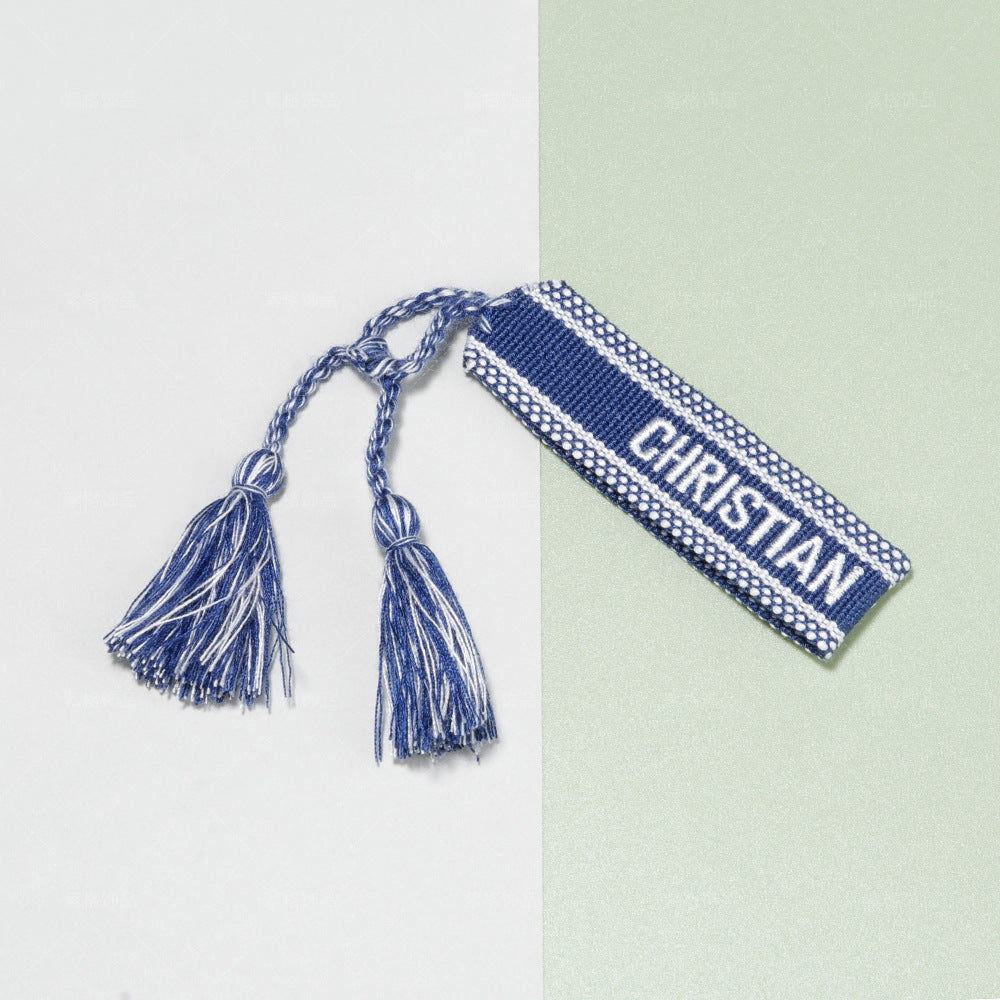 Cotton Thread Embroidery Wrist Strap Tassel Woven Female Bracelets