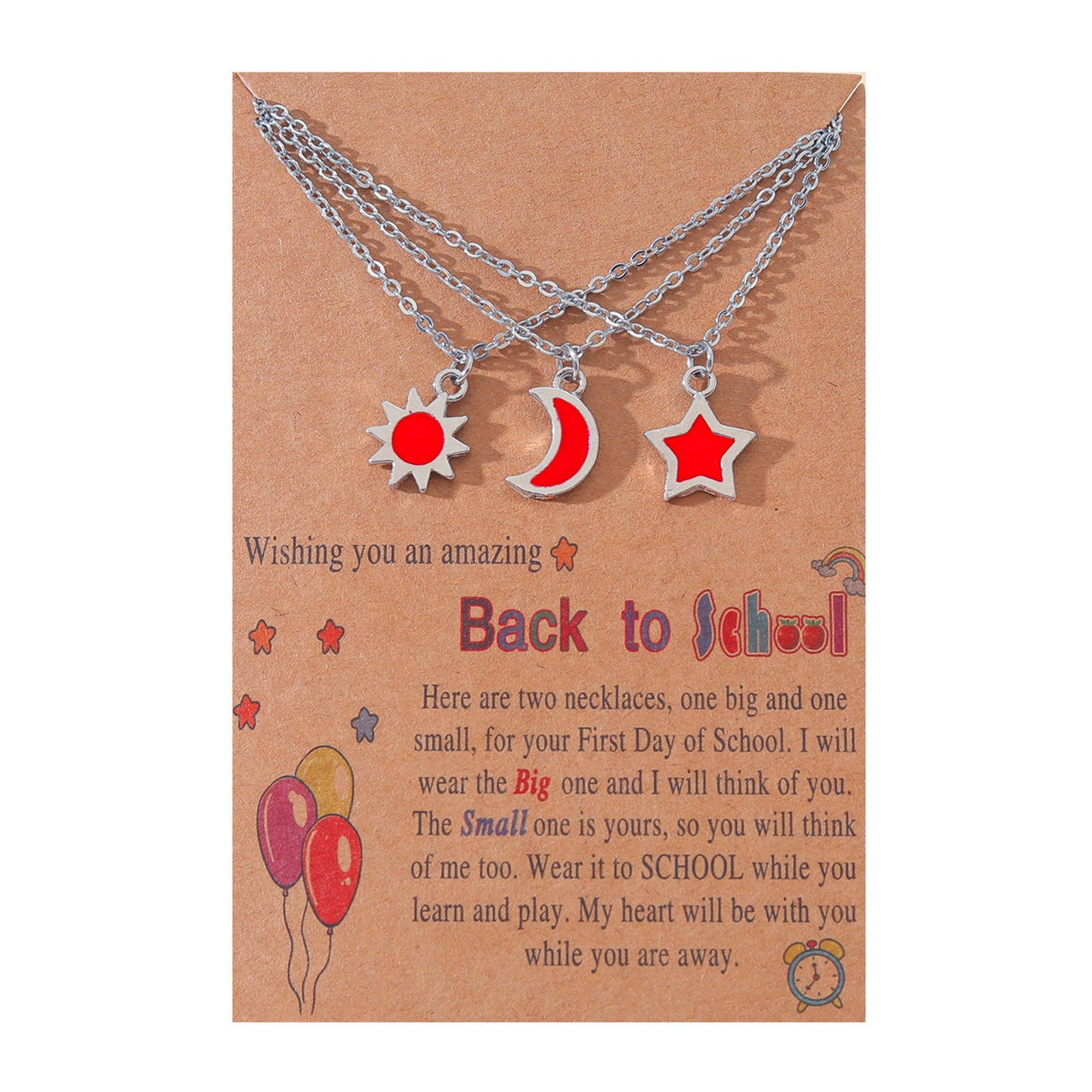 Oil Exquisite Card Packaging Good Friend Necklaces