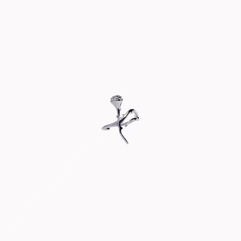 Rose Design Simple High Sense Cold Style Ear Clip