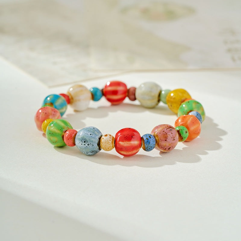 Artistic Ancient Style Bead String Fresh Bracelet