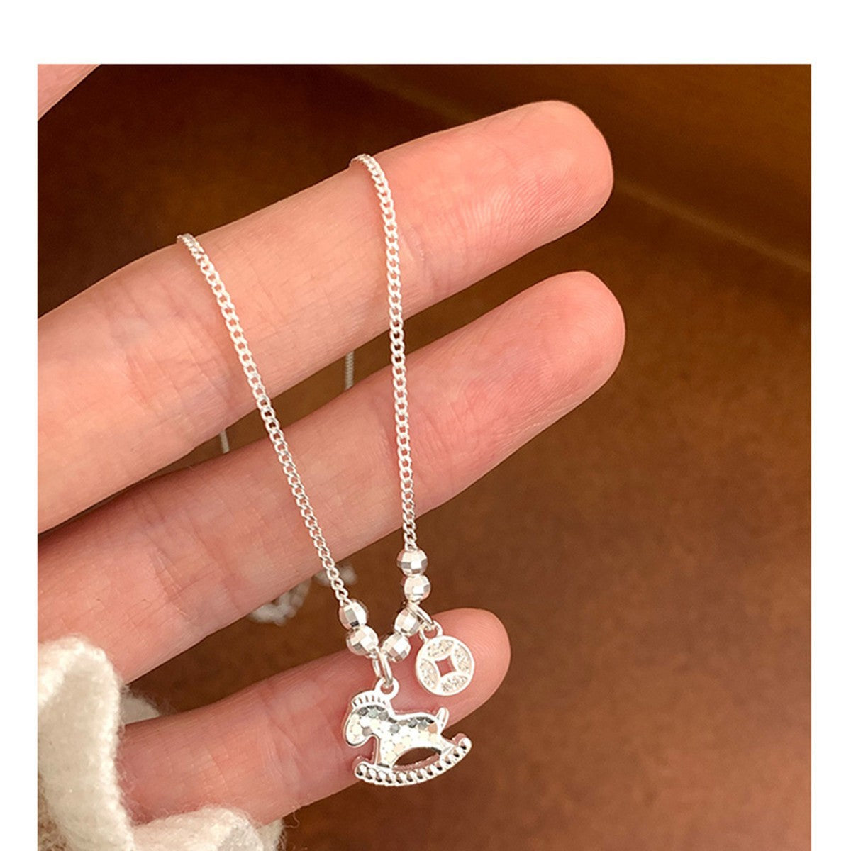 Ice Trojan Female Affordable Luxury Fashion High-grade Sense Immediately Necklace