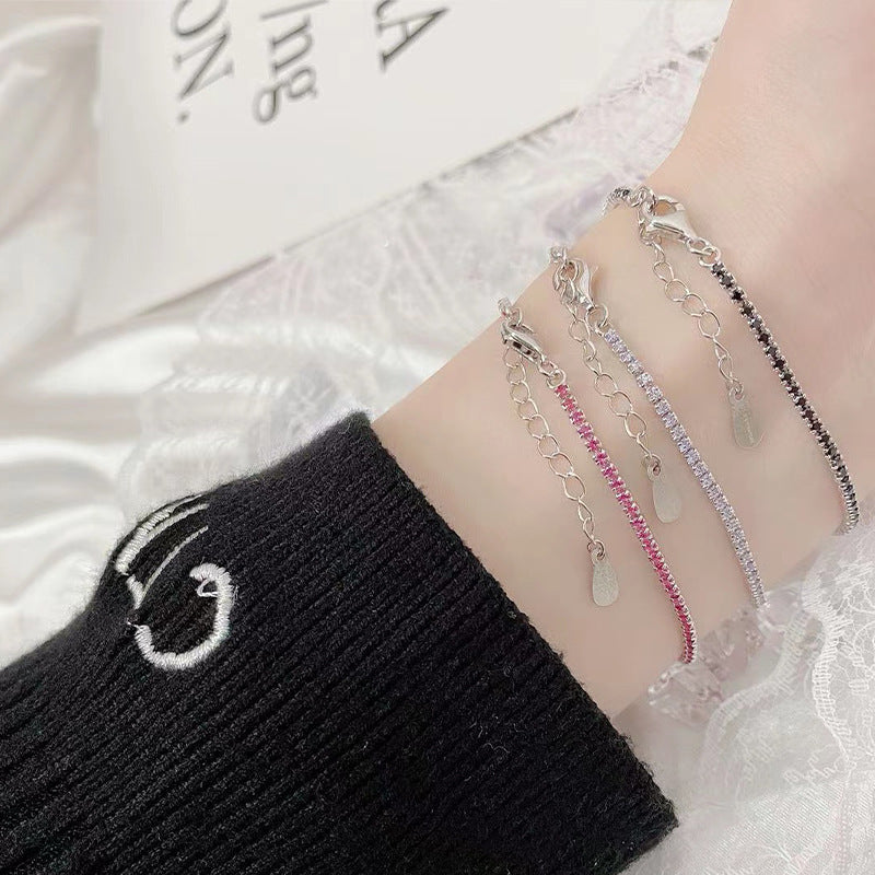 Women's Sterling Sier Mori Fairy Style Simple Bracelets