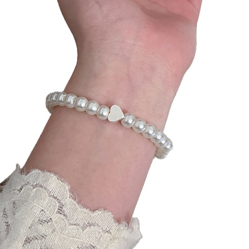 Women's Pearl Brace Lace Light Luxury High-grade Bracelet