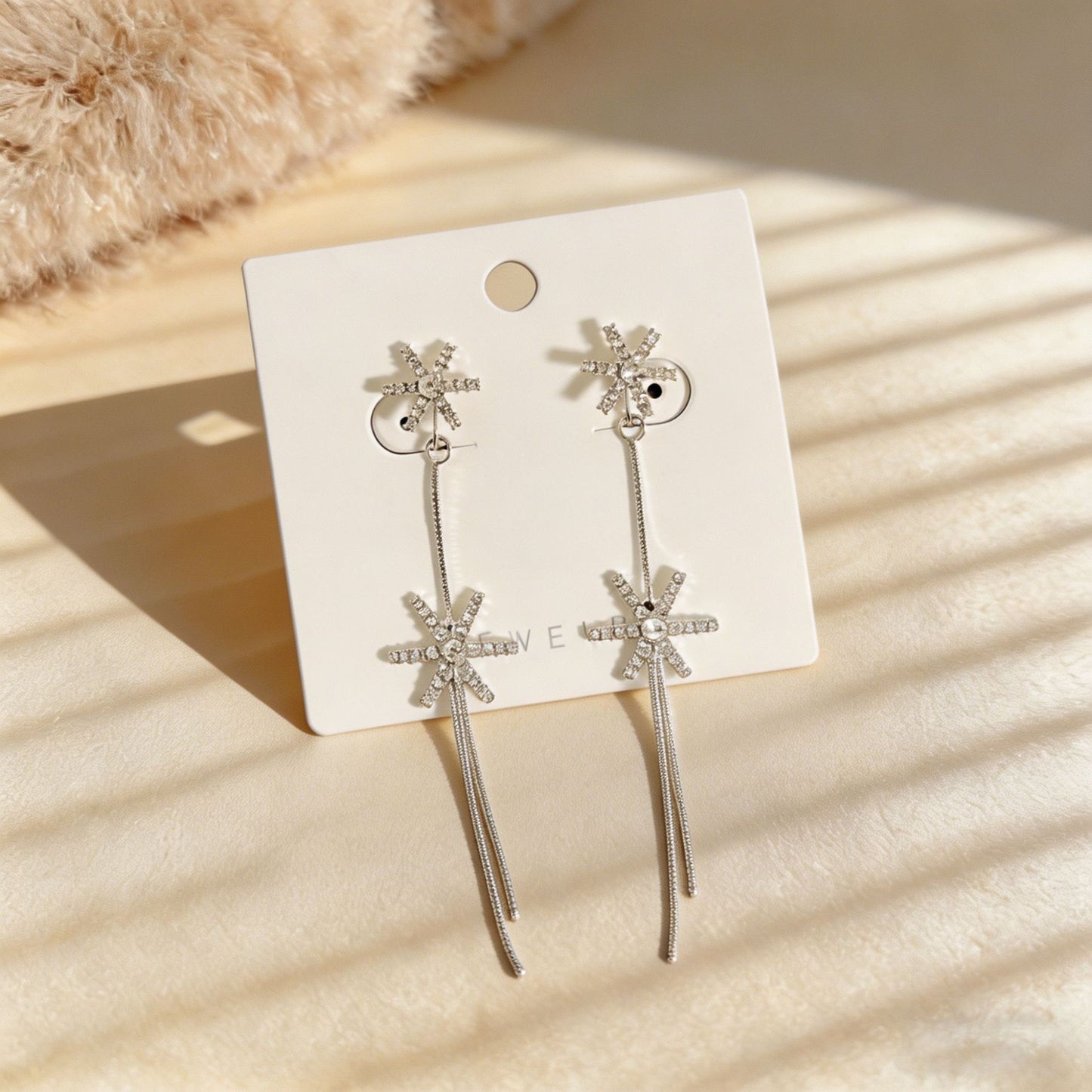 Zircon Tassel Special Interest Light Luxury Elegant No Piercing Required Ear Clip