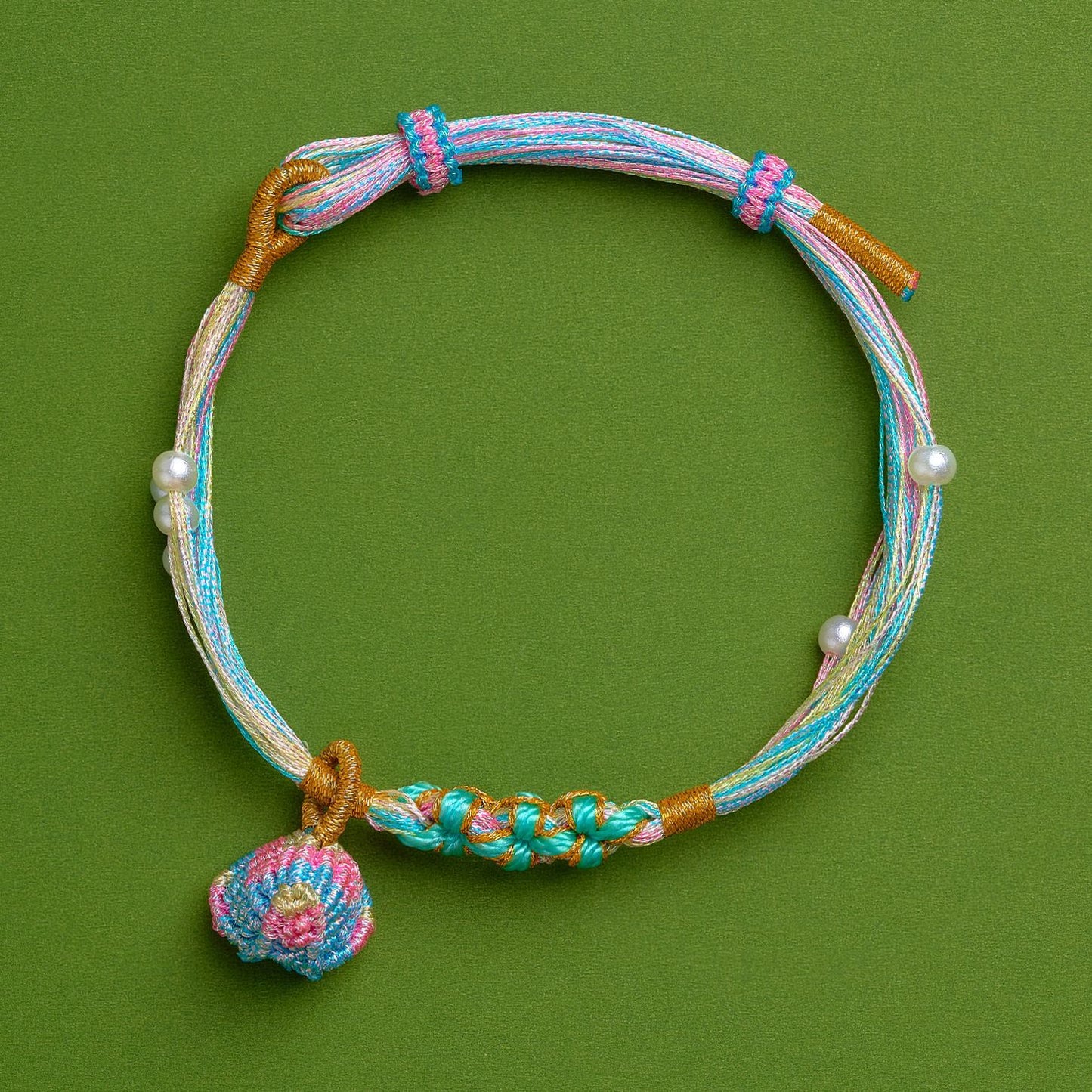 Peach Blossom Knot Small Dragon Boat Festival Hand Woven Rope Bracelets