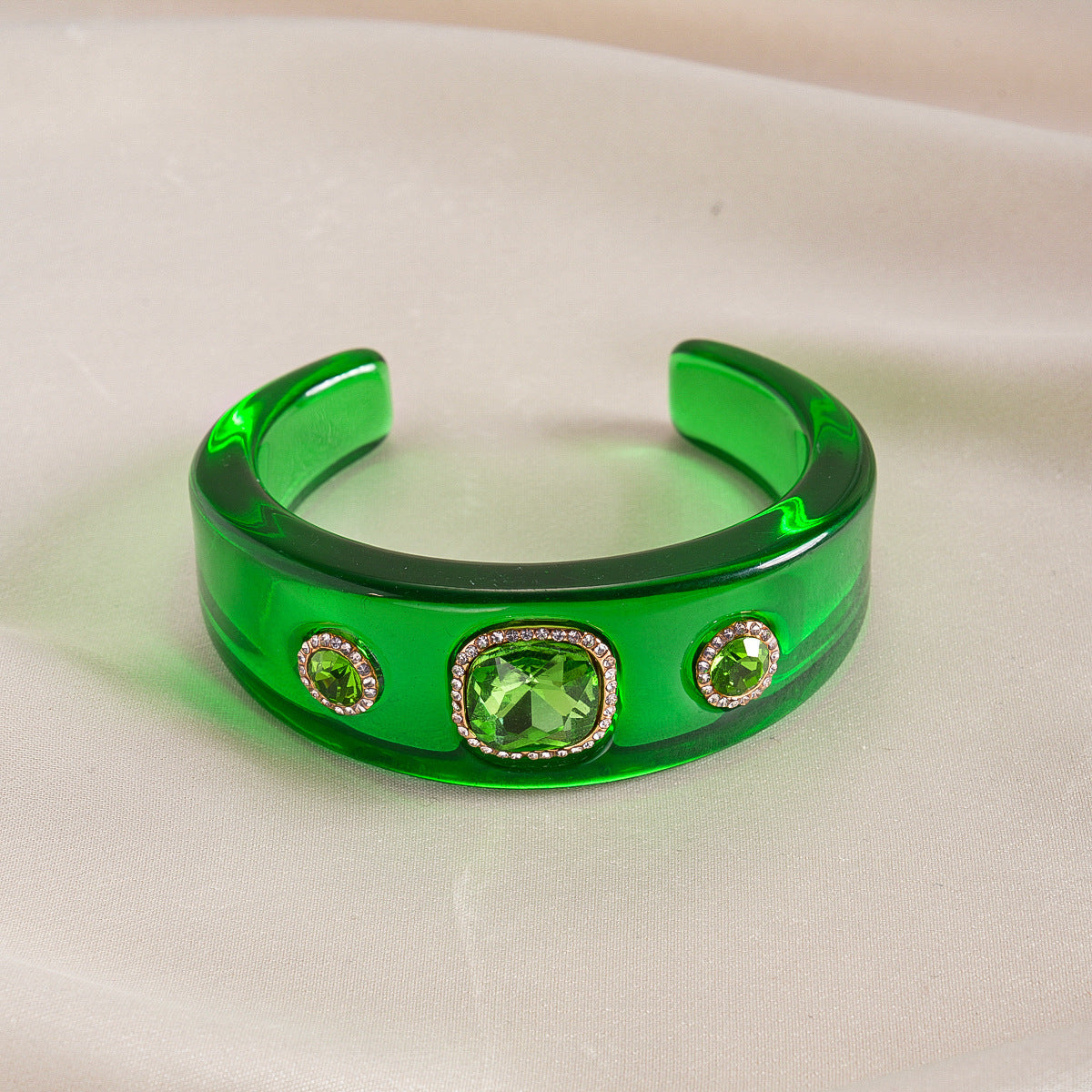 Women's Irregular Resin Minority Simple Retro Temperament Personality Fashion Design Unique Bracelets