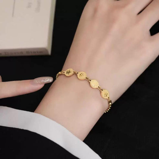 Paix et joie de style chinois pour bracelets pour femmes