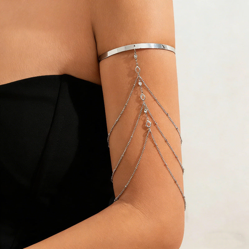 Chain Strip Armband High-grade Exquisite Versatile Opening Bracelets
