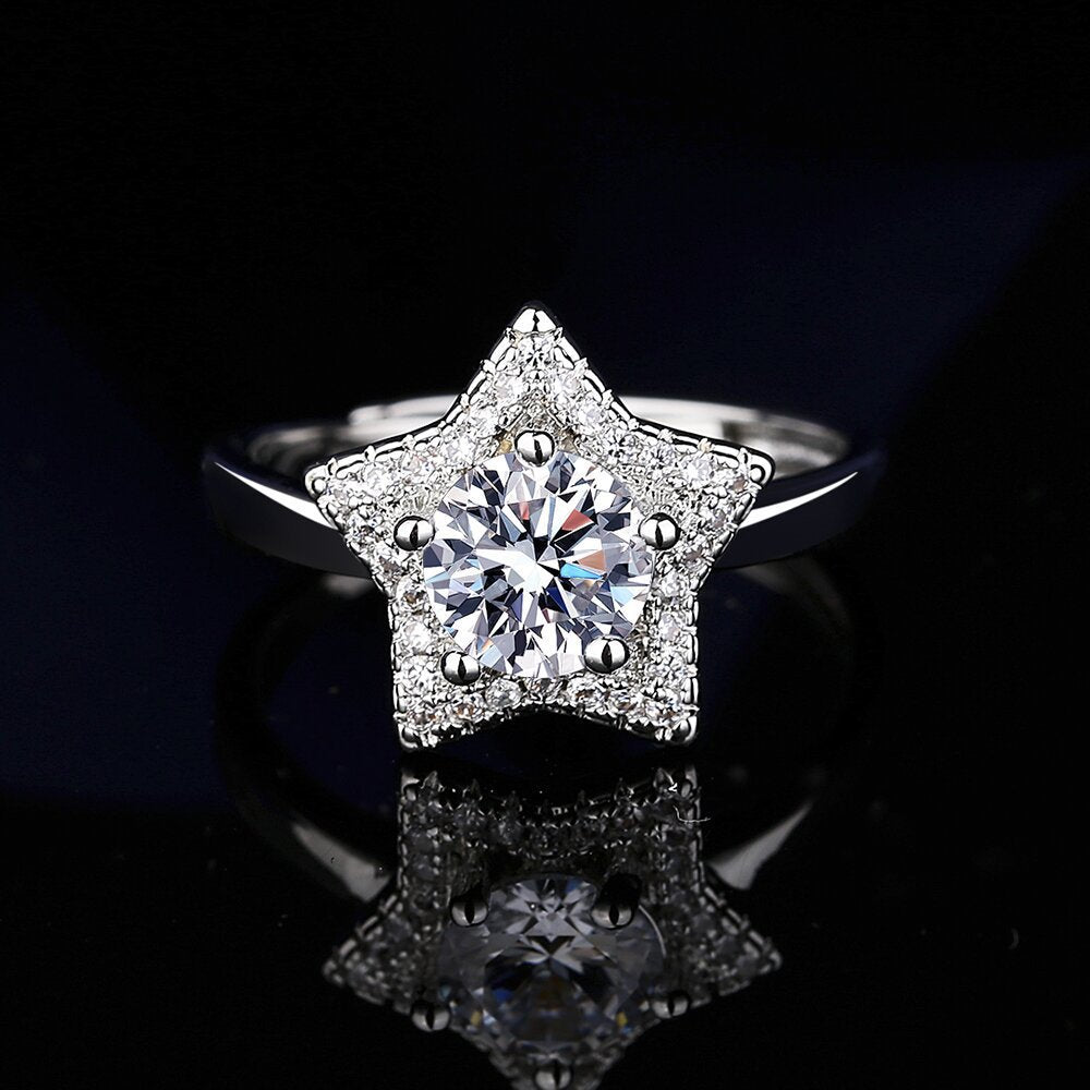 Graceful Women's Fashion Star Zircon Ear Jewelry Accessories
