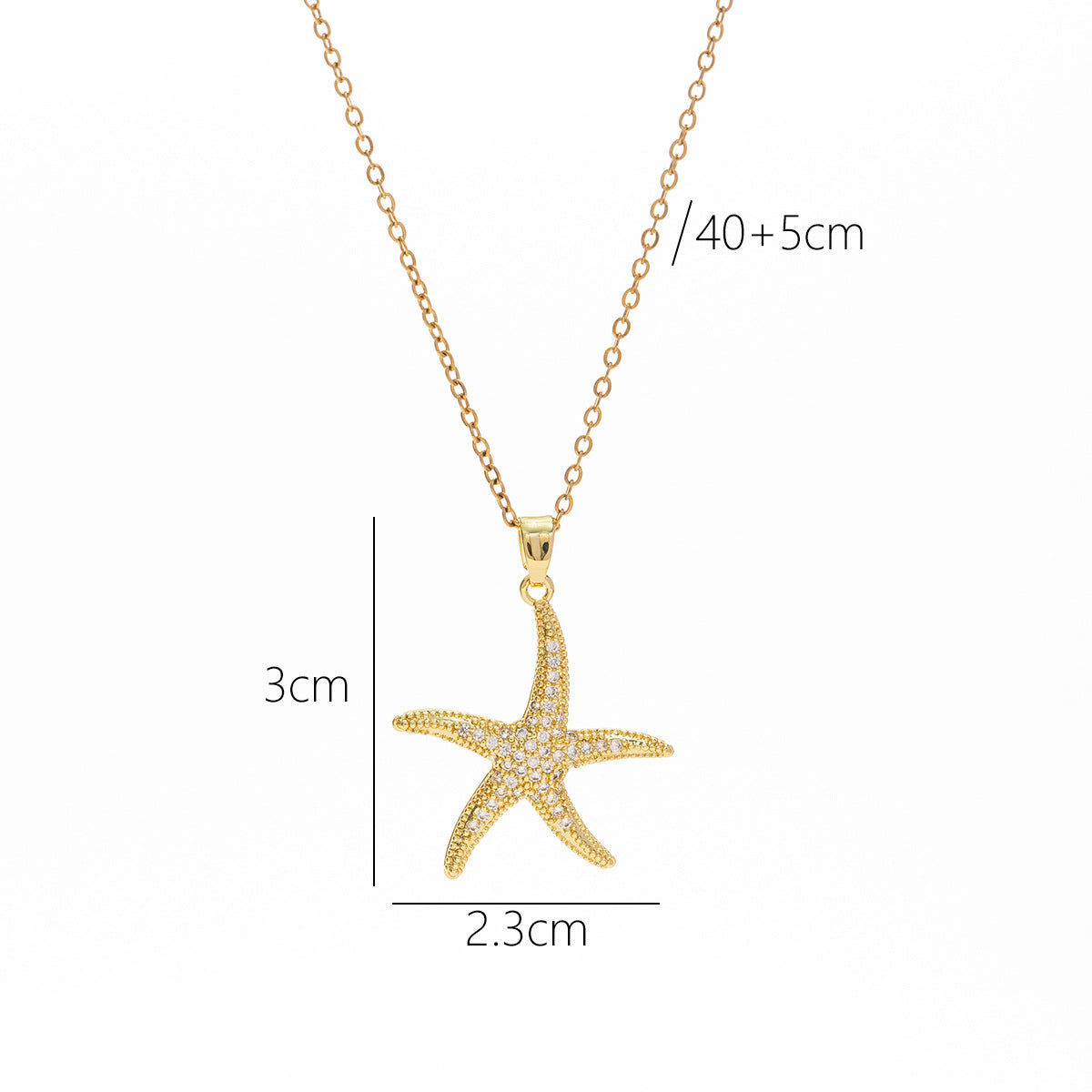 Bohemian Starfish Fashion Ocean Style Clavicle Necklace