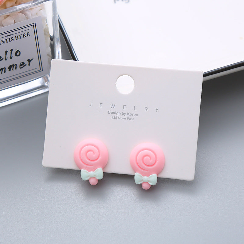 Children's Cute Vegetable Flower Korean Resin Ear Clip