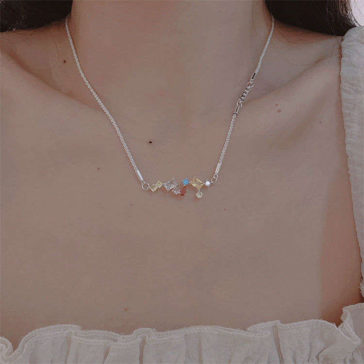 Trendy Cold Temperamental Minority Bow Clavicle Necklaces