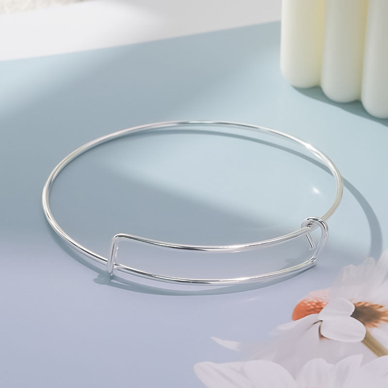 Push Pull Movable Adjustable Female Steel Bracelets