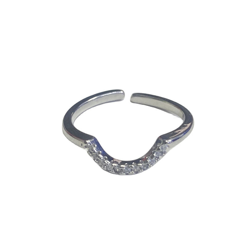 Simple Design Fashion Small Open Female Personalized Cold Style Rings