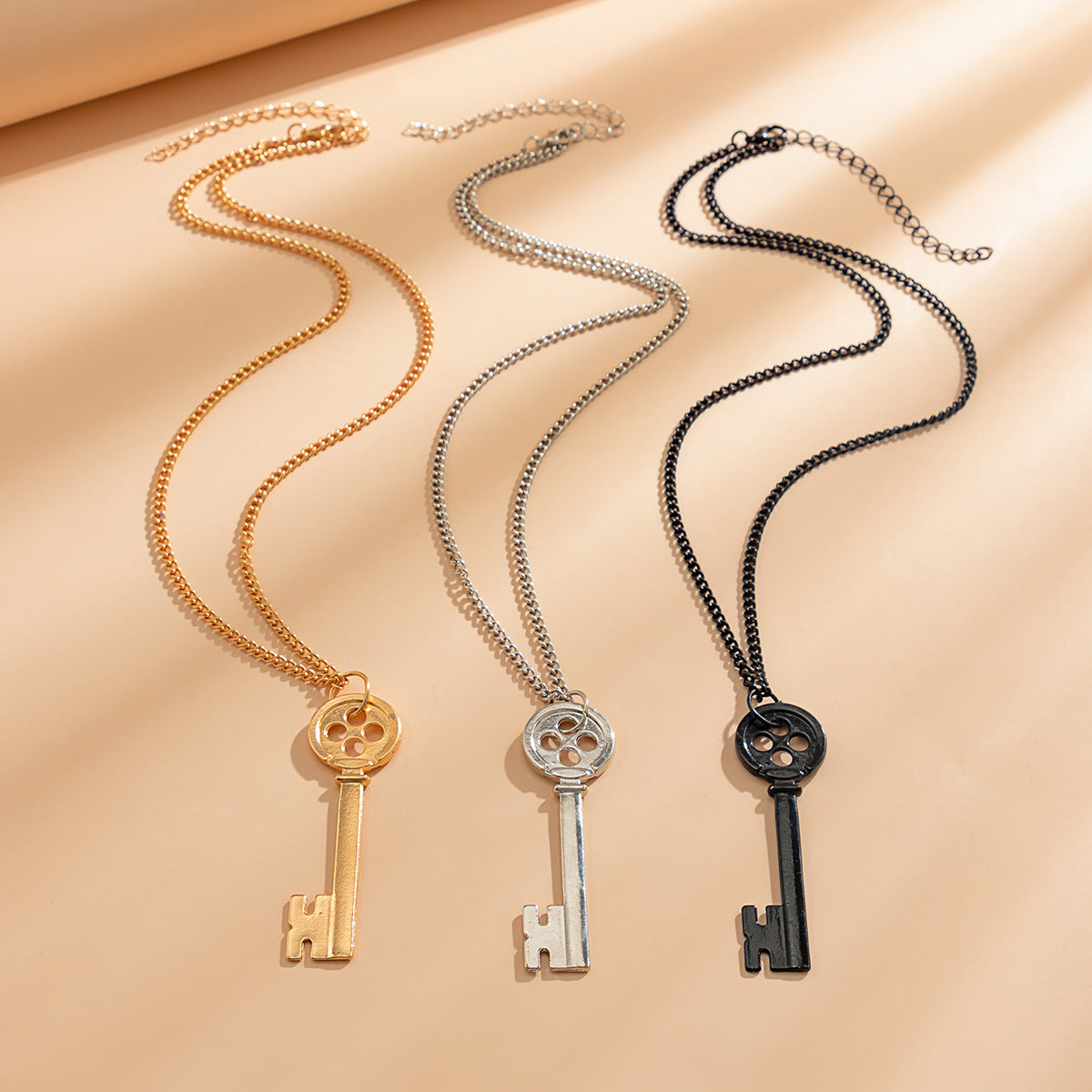 Key Pendant Suit Female Personality Fashion Necklaces