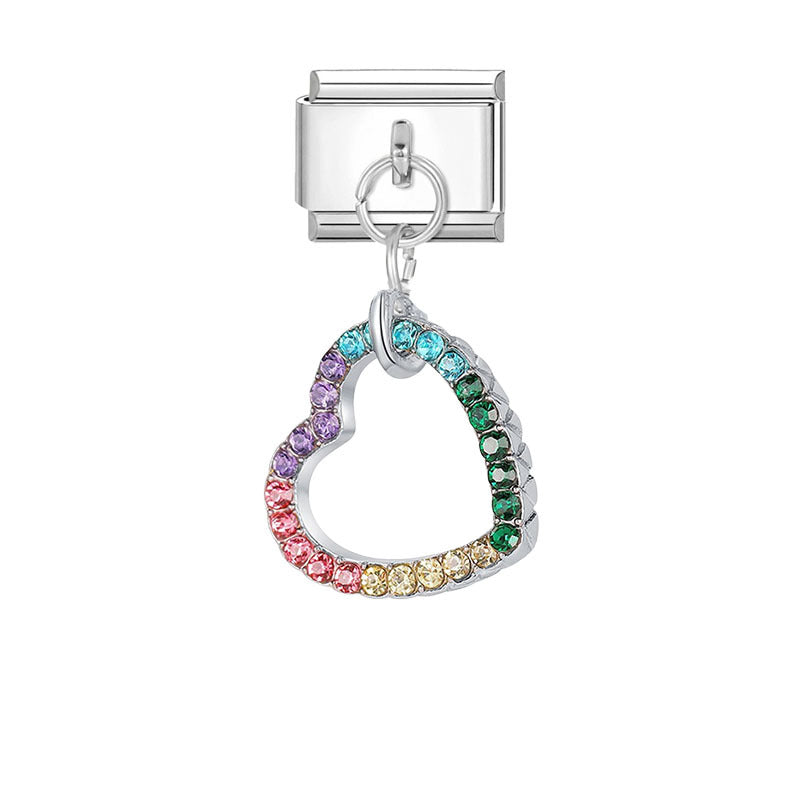 Creative Personality Italian Module Stainless Steel Bracelets