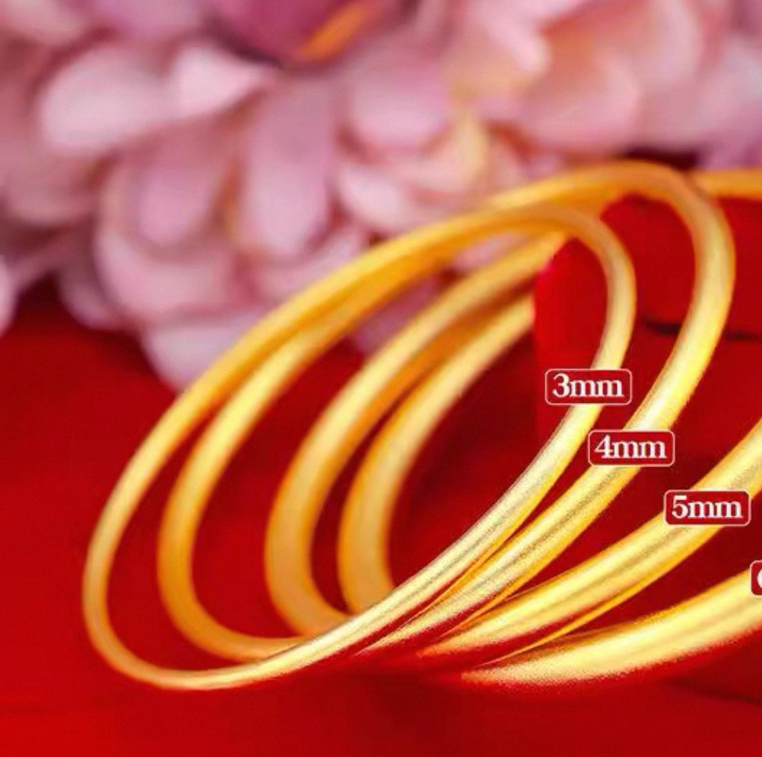Gold Does Not Fade Classic Ancient Style Simple Bracelet
