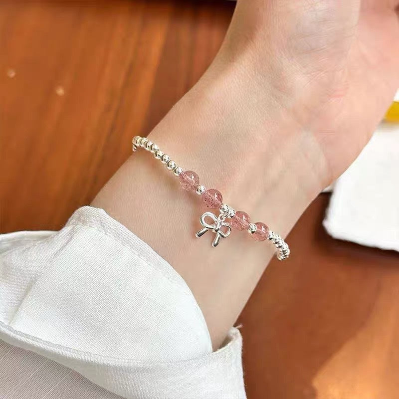 Women's Light Luxury High-grade Sterling Sier Flashing Zircon Bracelets