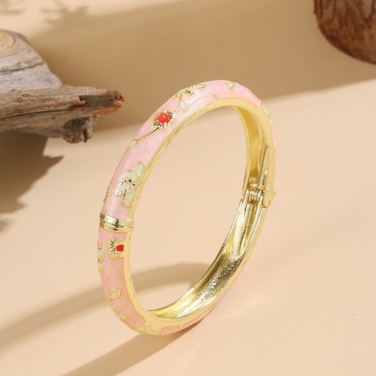 Chinese Style Small Flower Cloisonne Enamel Bracelets