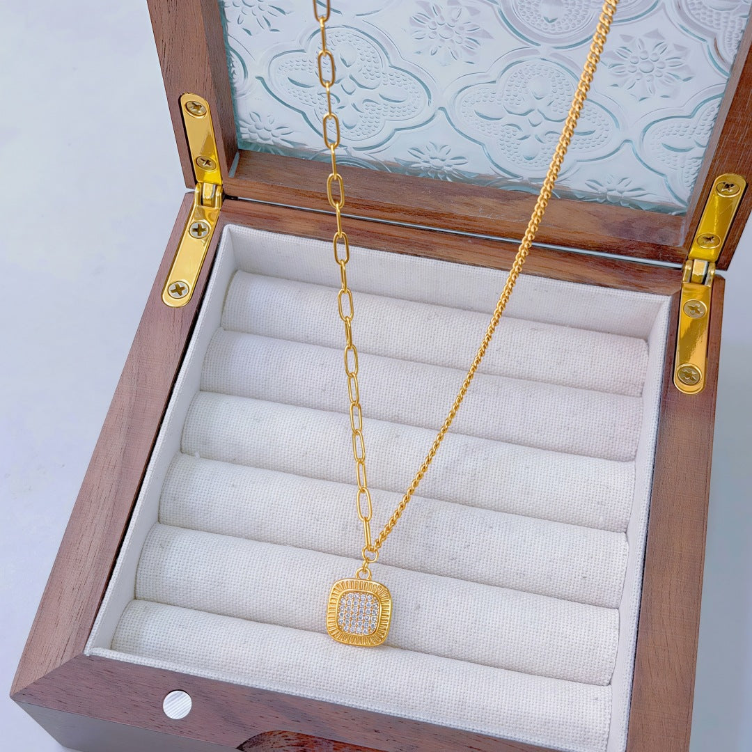 Ginkgo Leaf Variety Retro Affordable Luxury Fashion Design Necklace