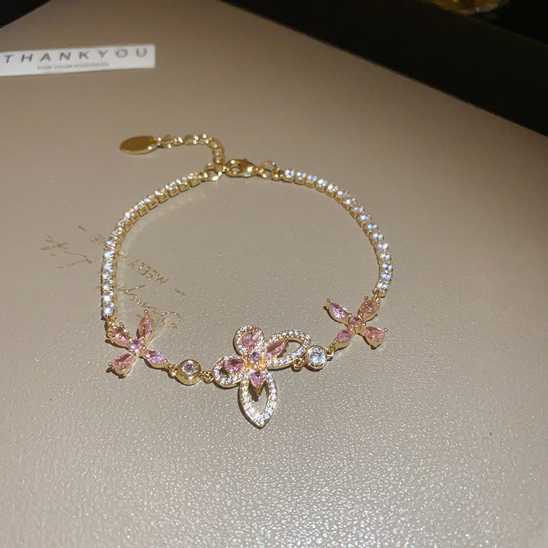 Round Pull-out Retro Minority Elegant Light Luxury Bracelets