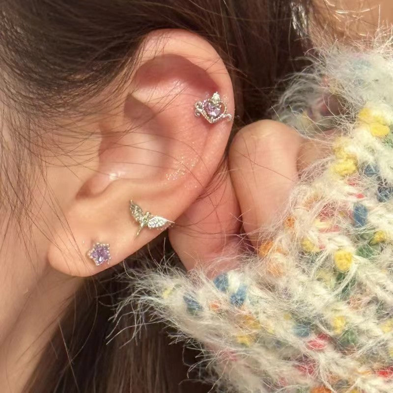 Small Cute Sweet Ear Personalized Niche Design High-grade Sense Fashionable Earrings