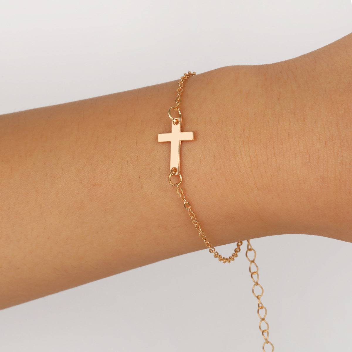 Ornament Cross Hand Jewelry Retro Simple Bracelets