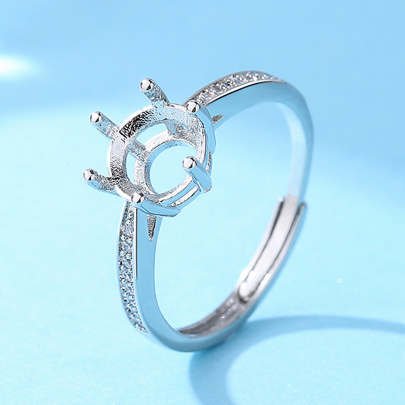 Women's Open Setting Empty Holder Inset More Sizes Imitation Rings